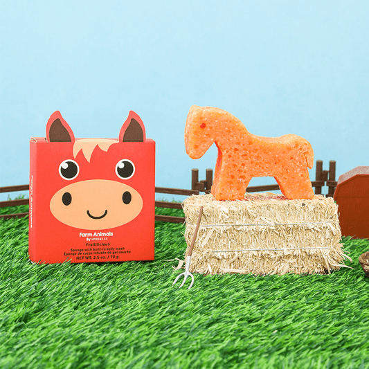 a horse shaped object on a hay bale