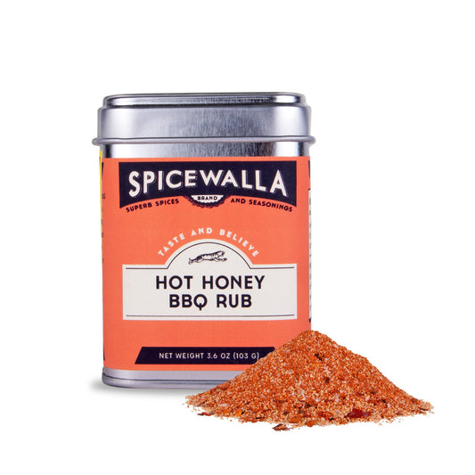 a can of hot honey bbq rub