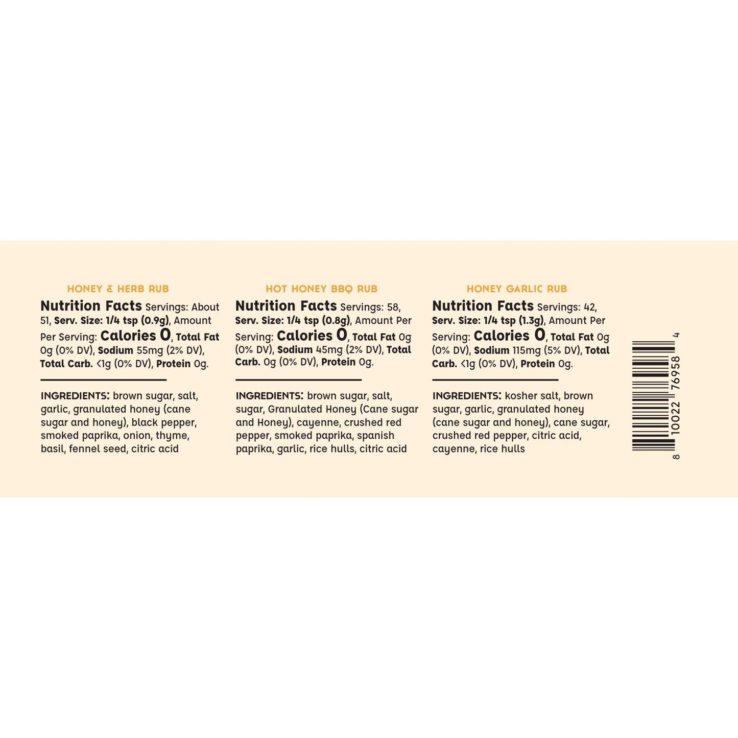 3 Pack Honey Collection