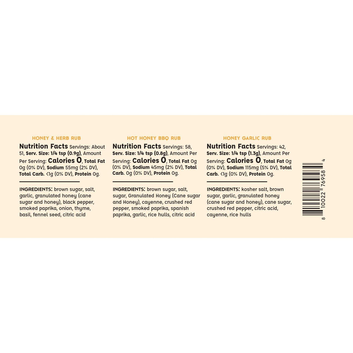 3 Pack Honey Collection