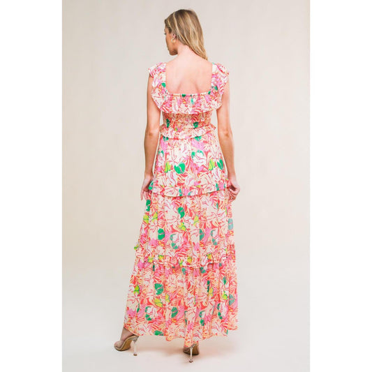 RELAXED CHARM WOVEN MIDI DRESS