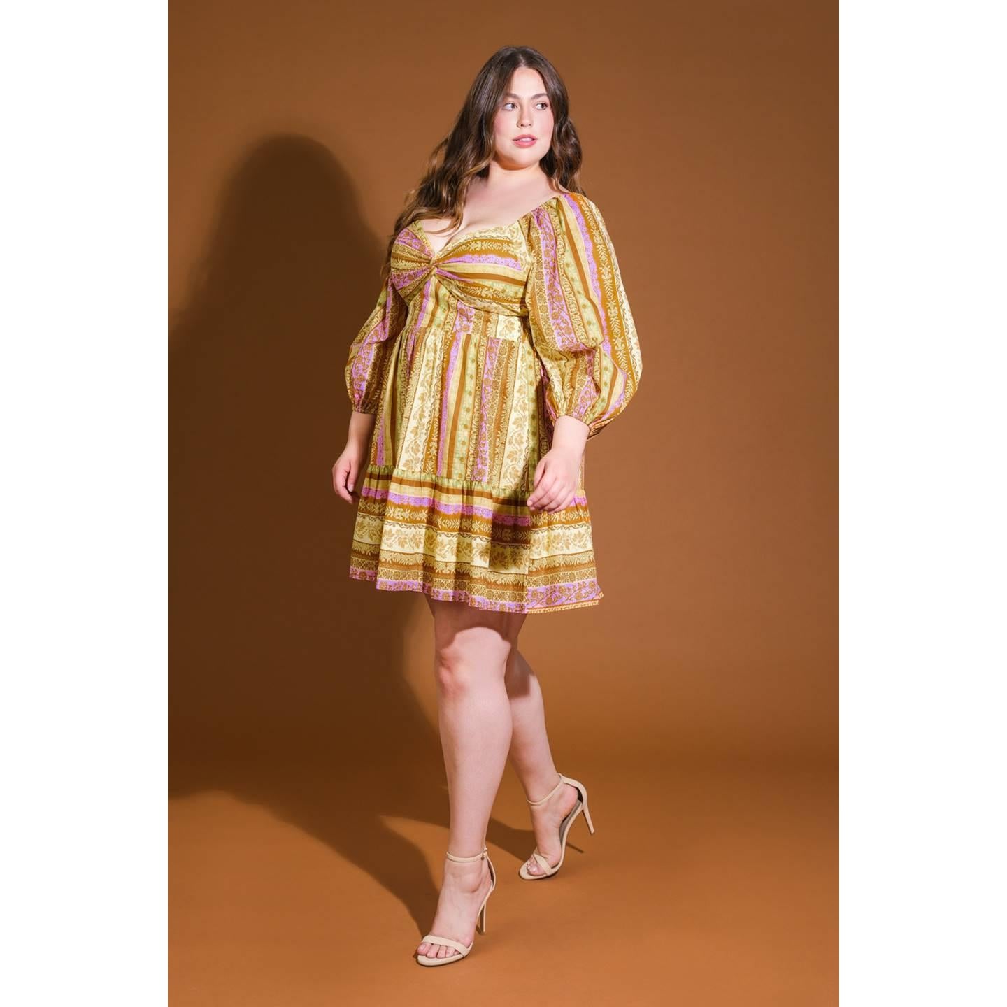 ALL MY PRIDE WOVEN MINI DRESS