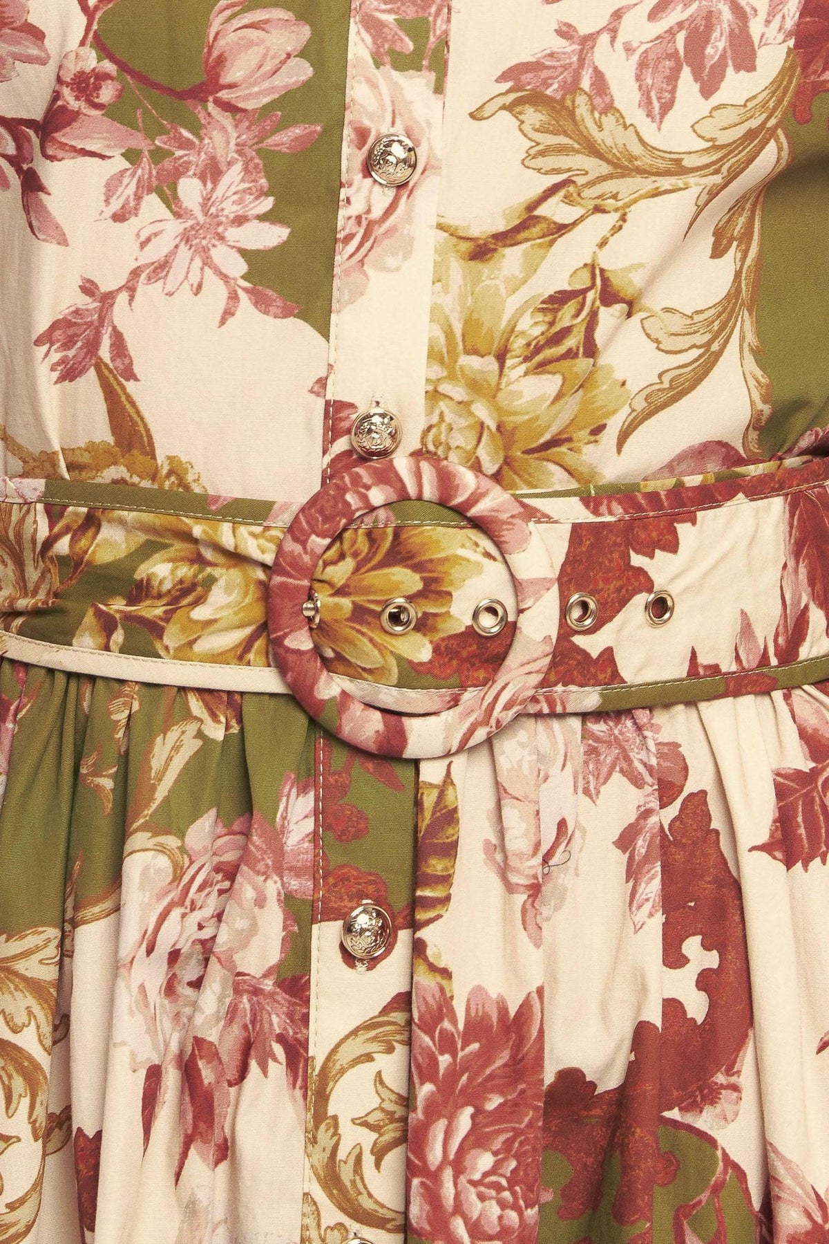COUNTRY ROMANCE WOVEN MIDI DRESS