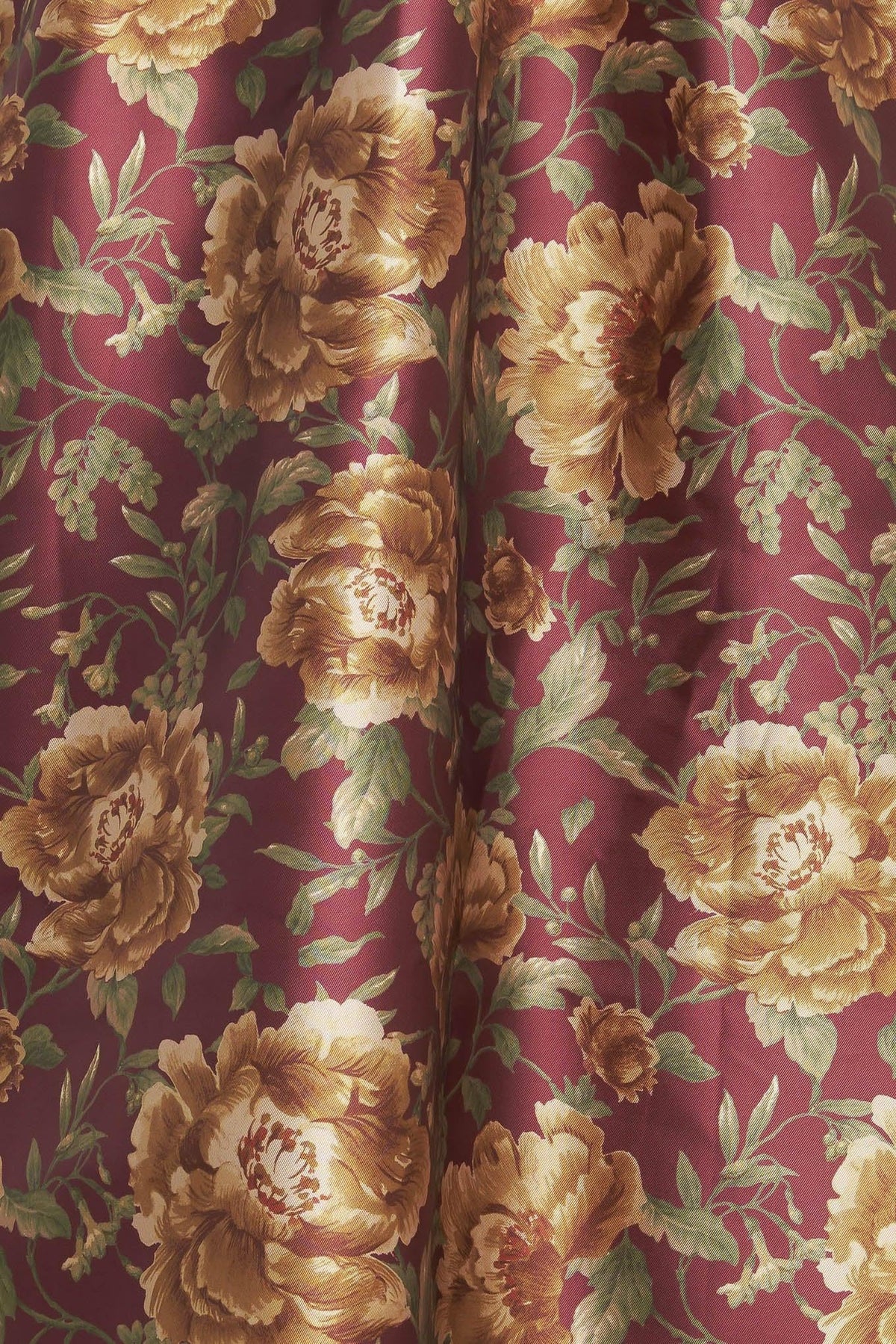 a close up of a curtain