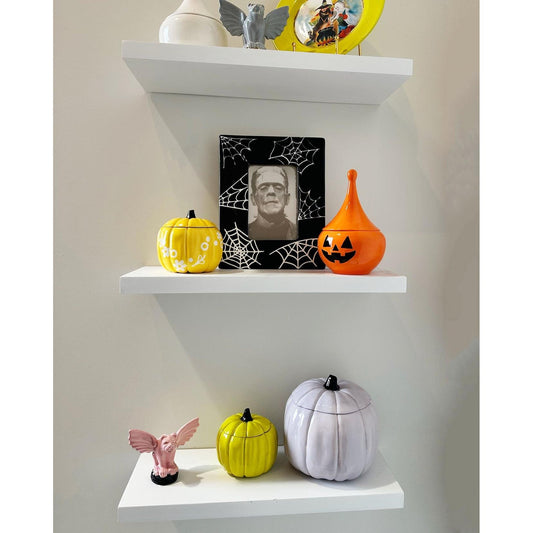 Solid Light Lavender Pumpkin Jars