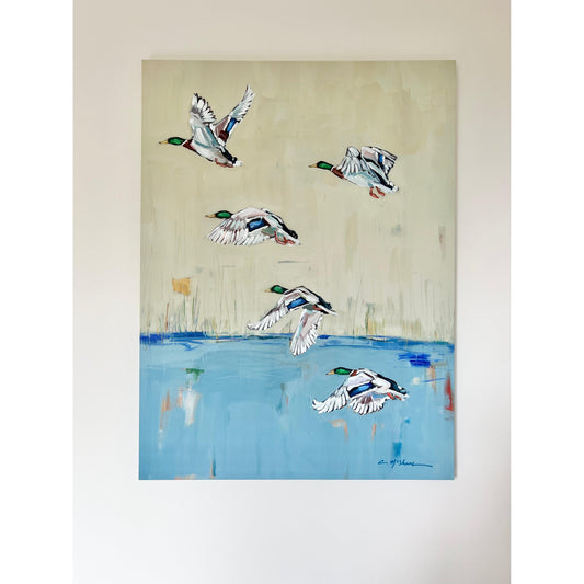 "Duck Calls" on canvas