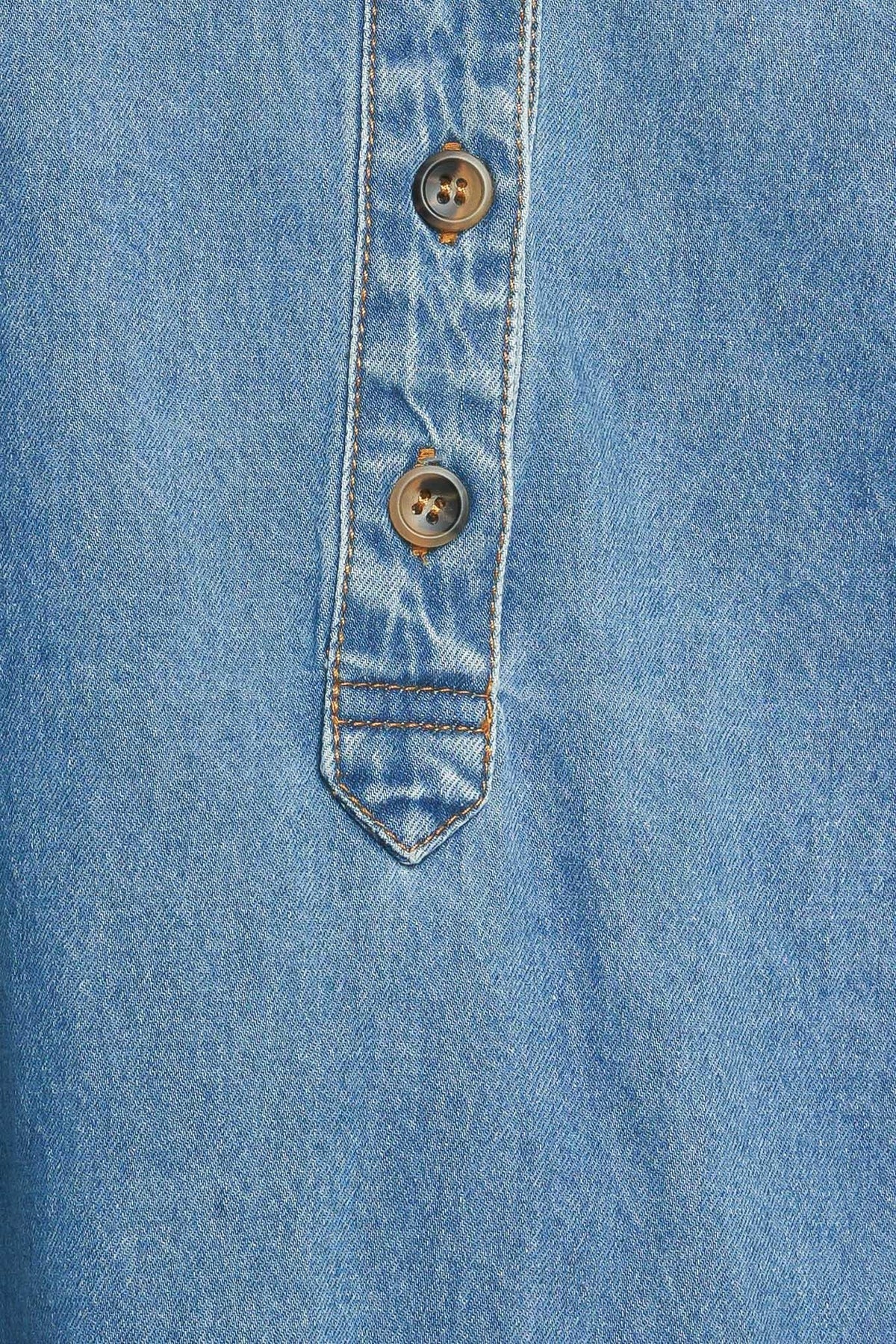 CLOSER TO YOU DENIM TOP