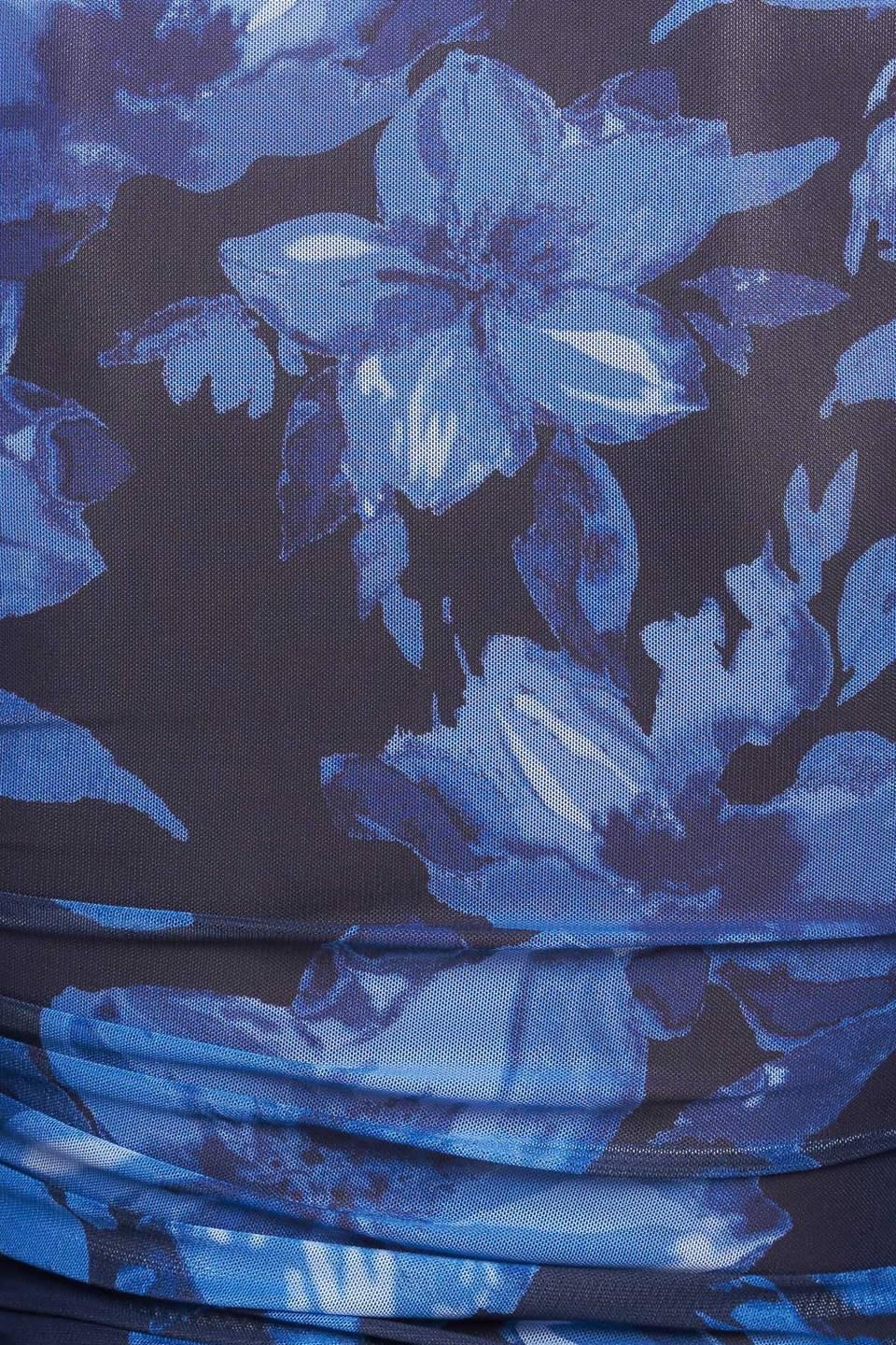 ILLUMINATED PETAL POWER MESH TOP