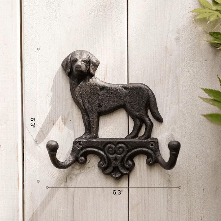Farmhouse Cast Iron Labrador Hook