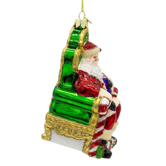 a christmas ornament on a white background
