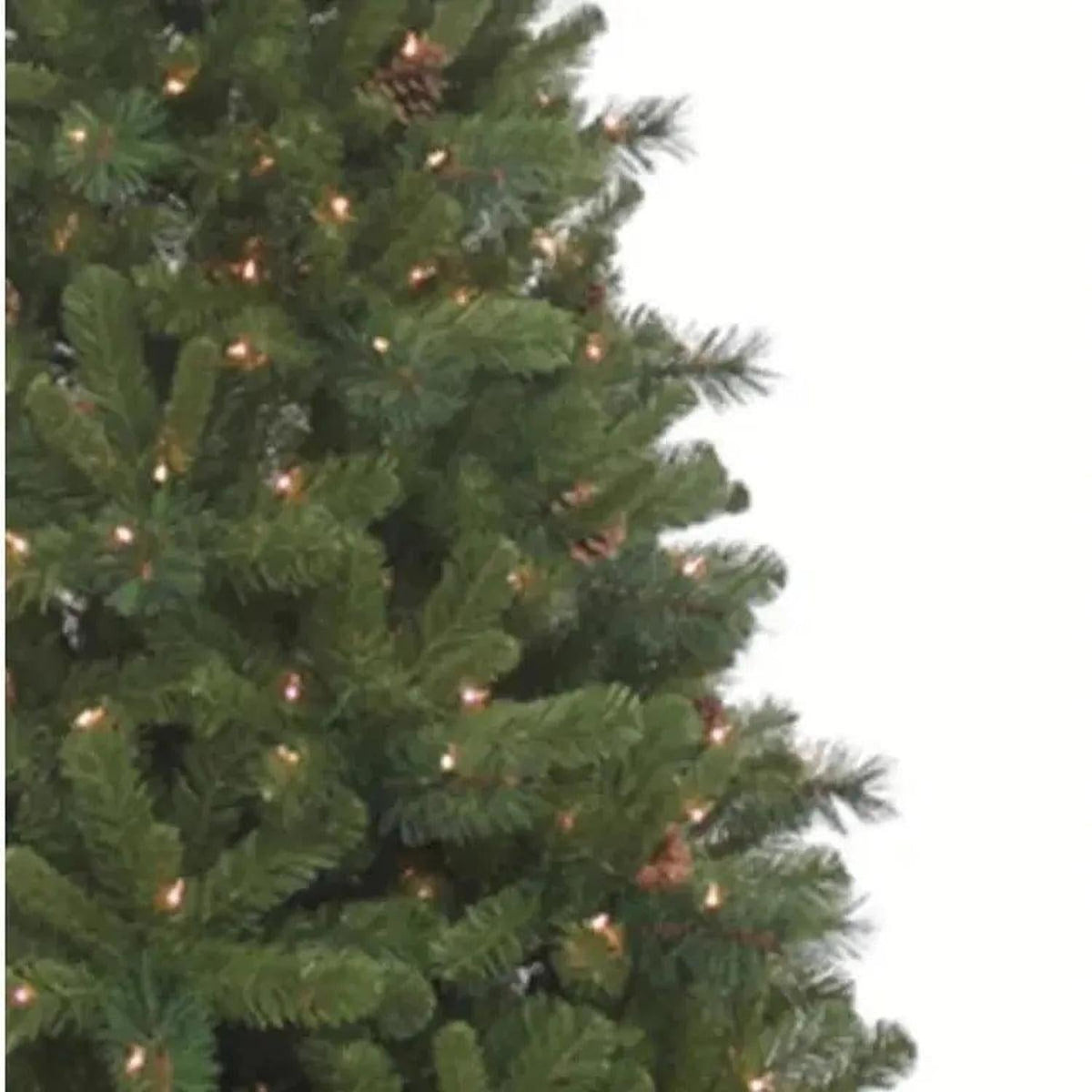 Kurt Adler 7.5-Foot Pre-Lit Clear Burlington Spruce