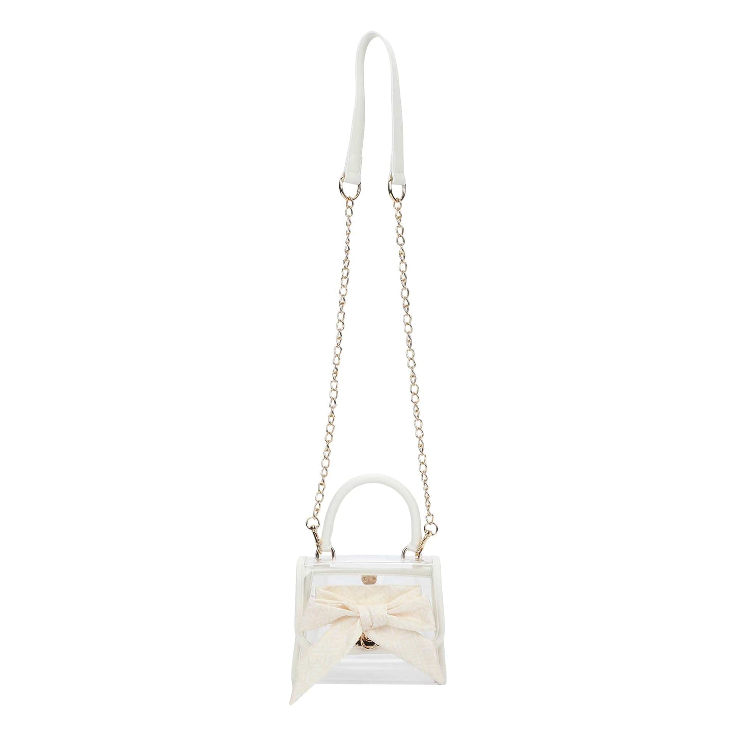 Bow On The Go Clear Crossbody Handbag