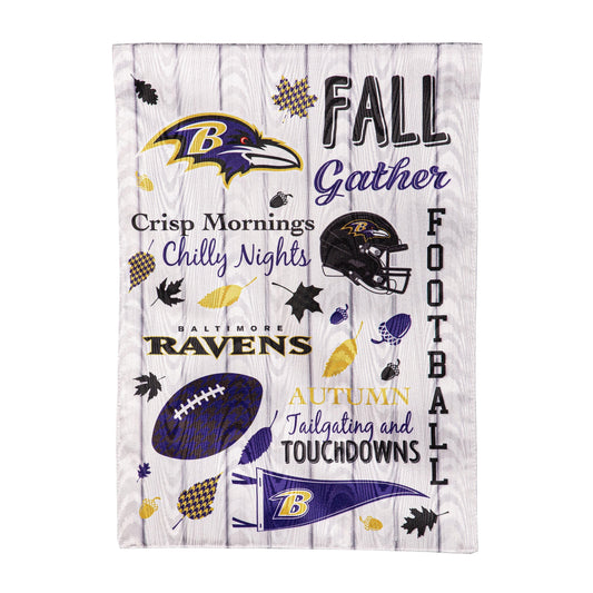 Baltimore Ravens, Moire Flag, GDN, Fall Seasonal