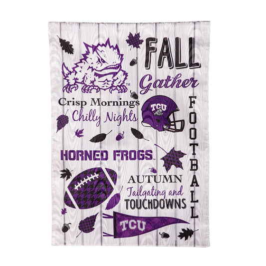 Texas Christian University, Moire Flag, GDN, Fall Seasonal