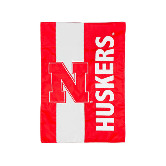 University of Nebraska Embellished Garden Flag