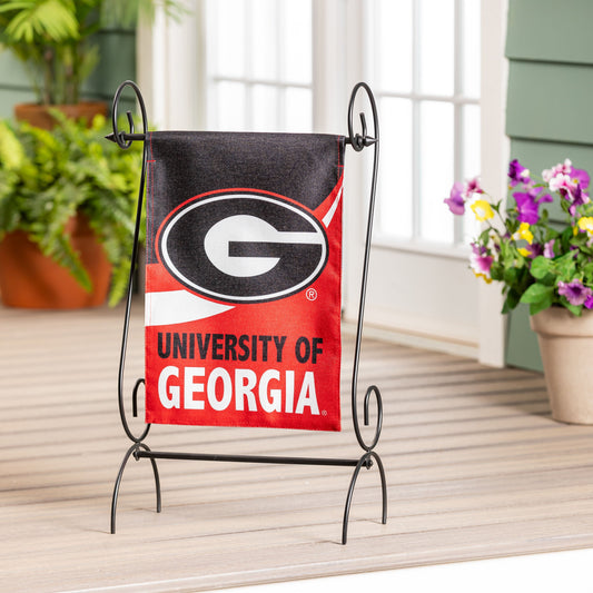 University of Georgia Burlap Flag GDN Size