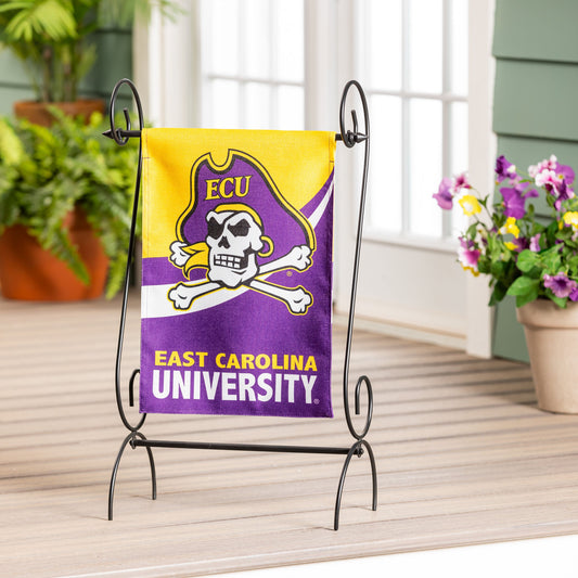 East Carolina University Burlap Flag GDN Size