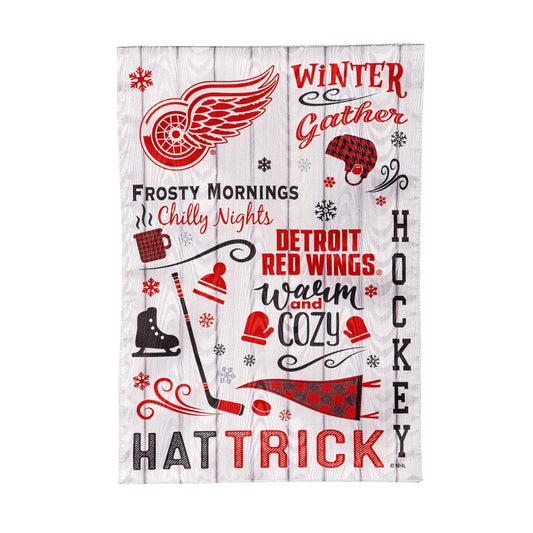 Detroit Red Wings, Moire Flag, GDN, Fall Seasonal