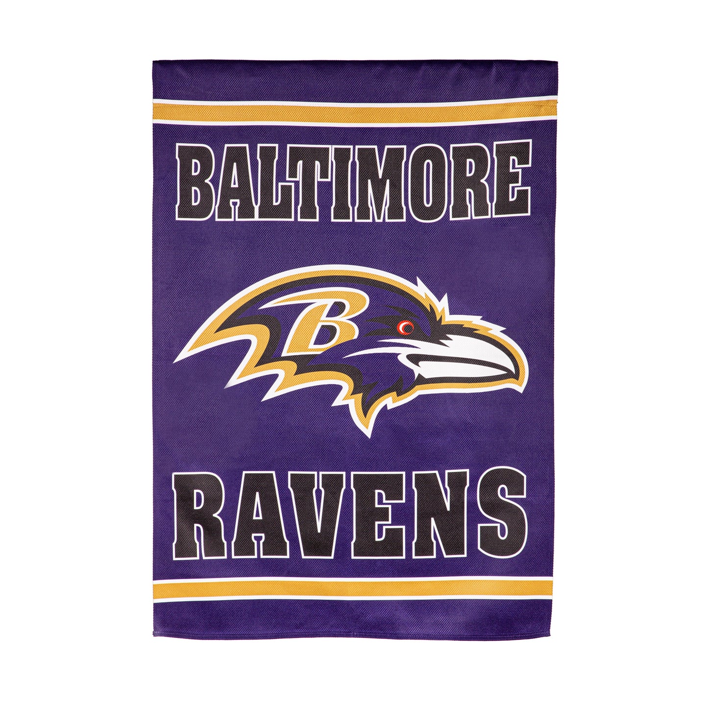 Embossed Suede Flag, House Size, Baltimore Ravens