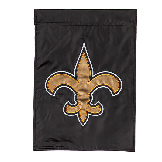 New Orleans Saints Applique Garden Flag