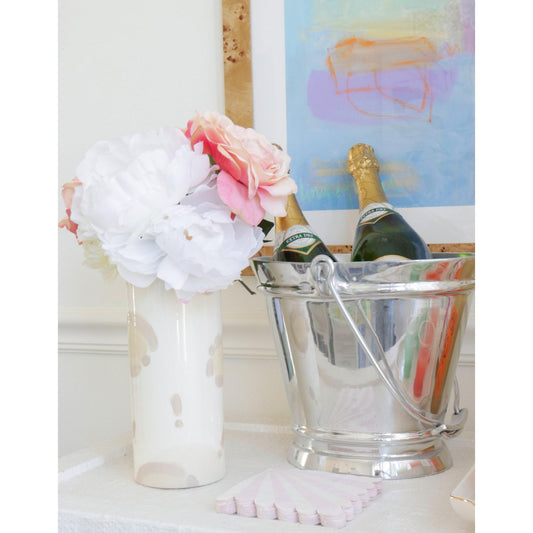 Leopard Column Vase