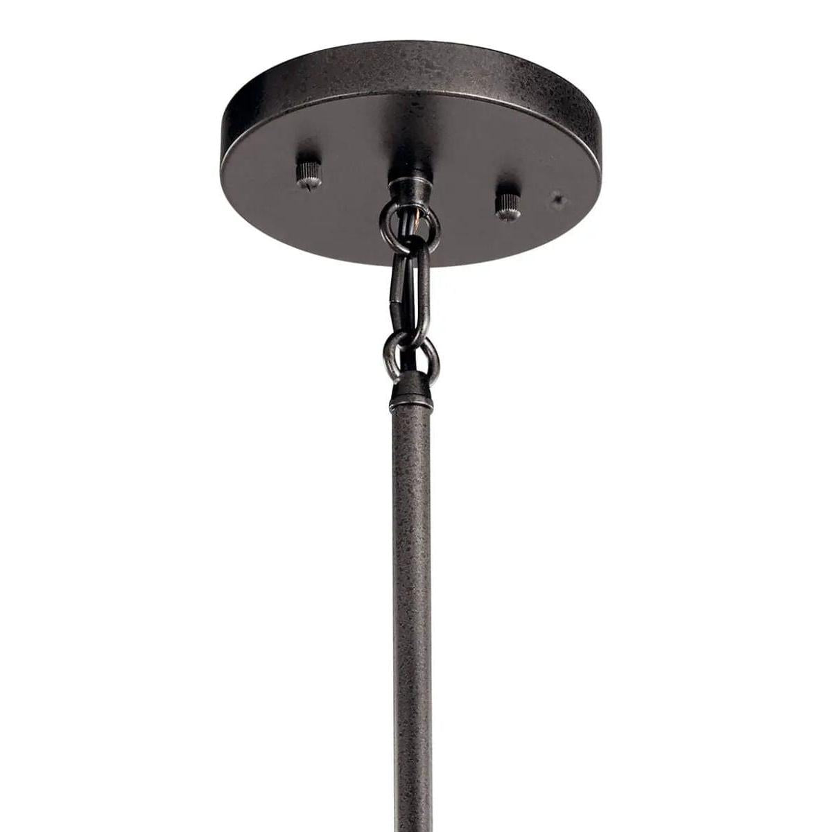Lozano 9"W 1-Light Black Finish Metal Cone Shade Indoor/Outdoor Pendant Light by Kichler
