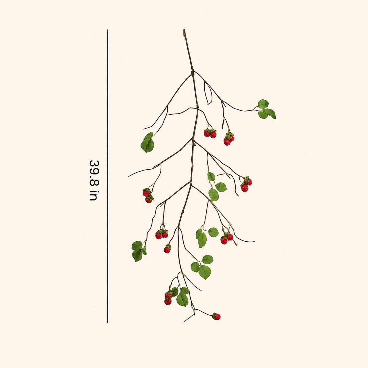 Wild Red Berry Vine – 39.8"