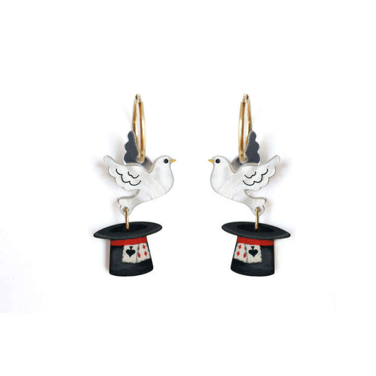 Magic Trick Earrings by Laliblue