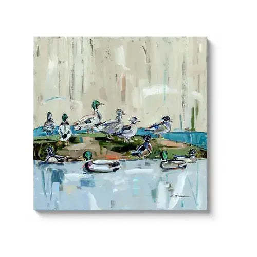 "Mound Party" on canvas