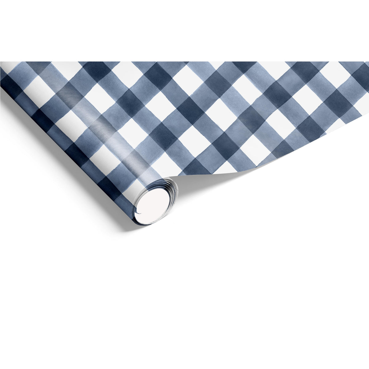 Navy Gingham disposable Table Runner | Table Runner by JOSIL Paperie