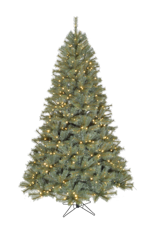 5' Pre-lit Classic Spruce Tree with Metal Stand and Instant Connect