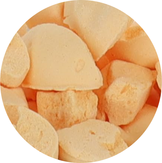 Freeze Dried Ice Cream That Does Not Melt (Bits) Peach
