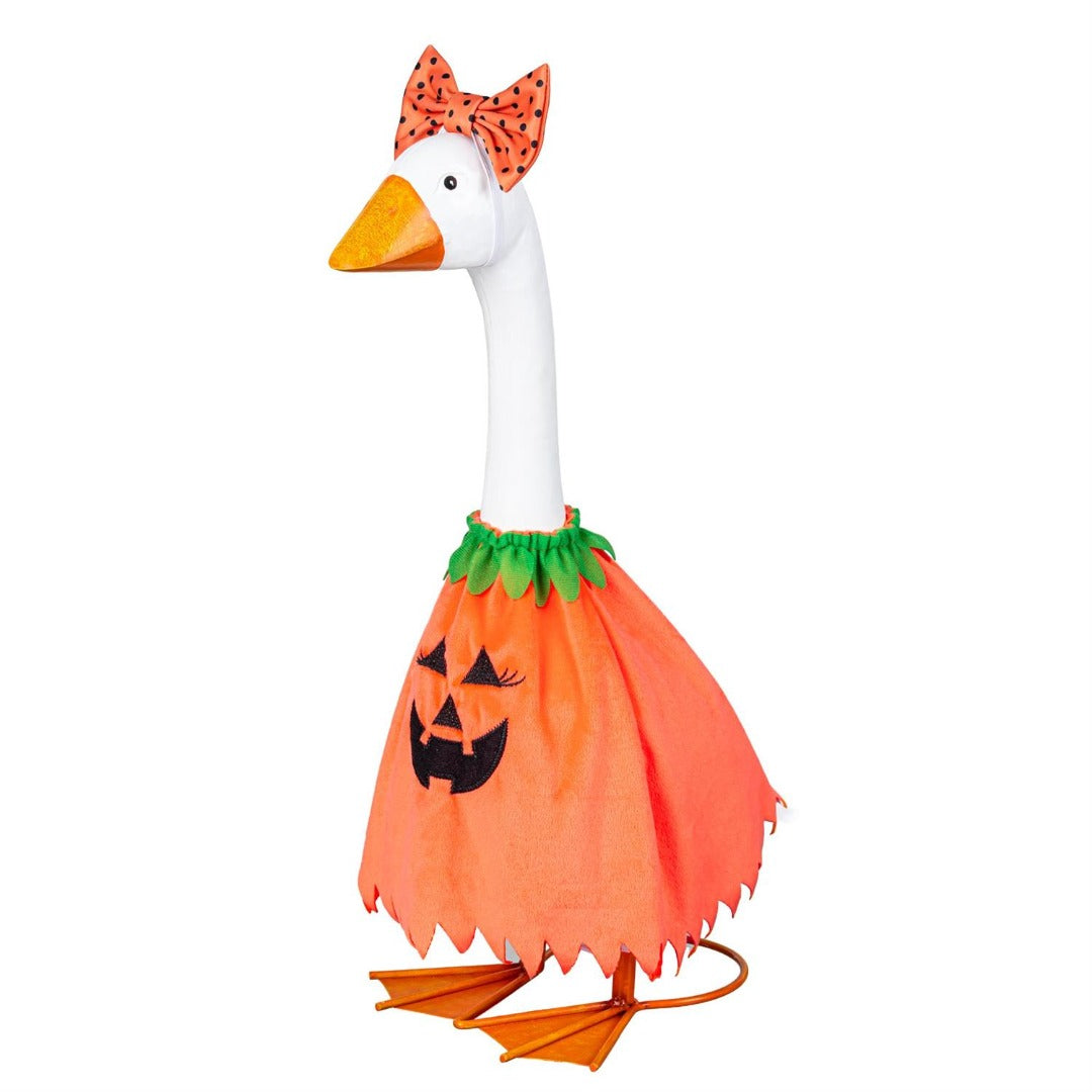 Pumpkin Porch Goose Outfit Giddy