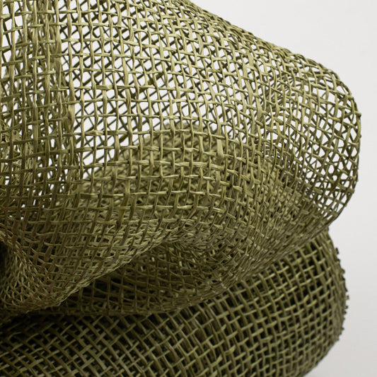 10" Poly Burlap Mesh Ribbon: Olive Green