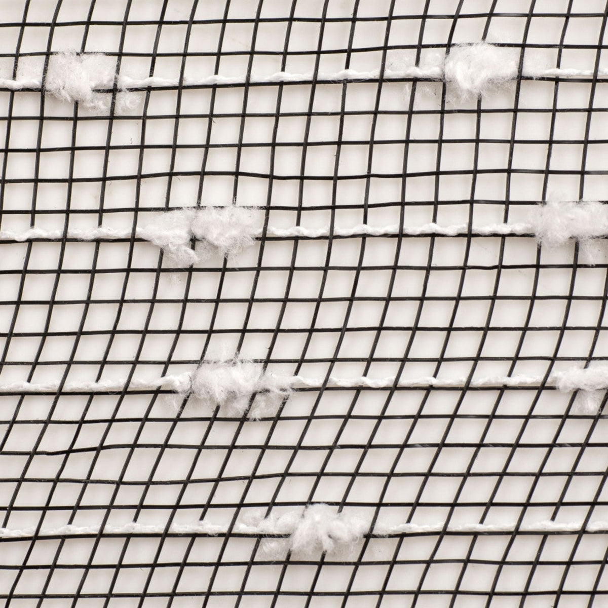 10" Snowball Deco Mesh Ribbon: Black & White (10 Yards)