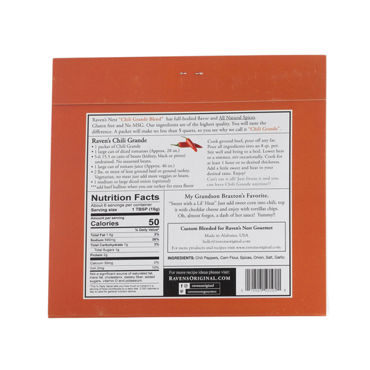 Raven's Nest Chili Grande Mix