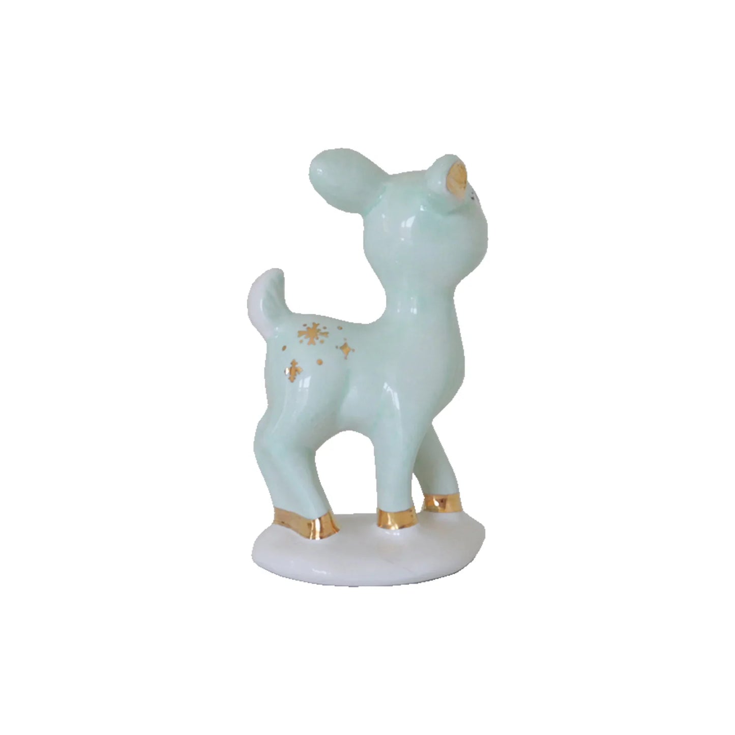 Retro Reindeer Baby in Sea Glass