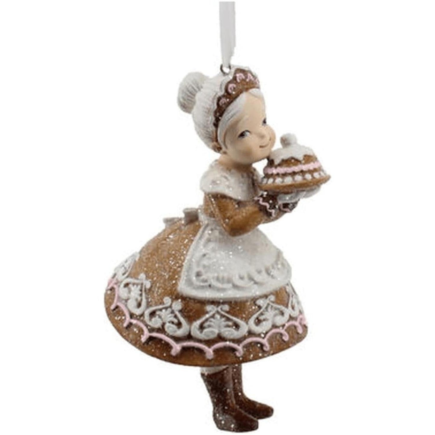 Santa and Mrs. Claus Gingerbread Ornaments