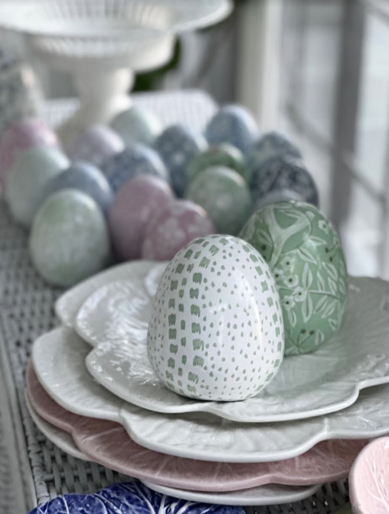 Green Polka Dot Egg