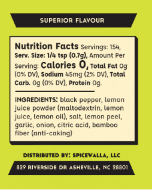 Lemon Pepper Seasoning