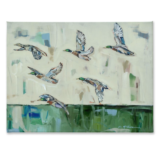 "Mallards Calling" on canvas