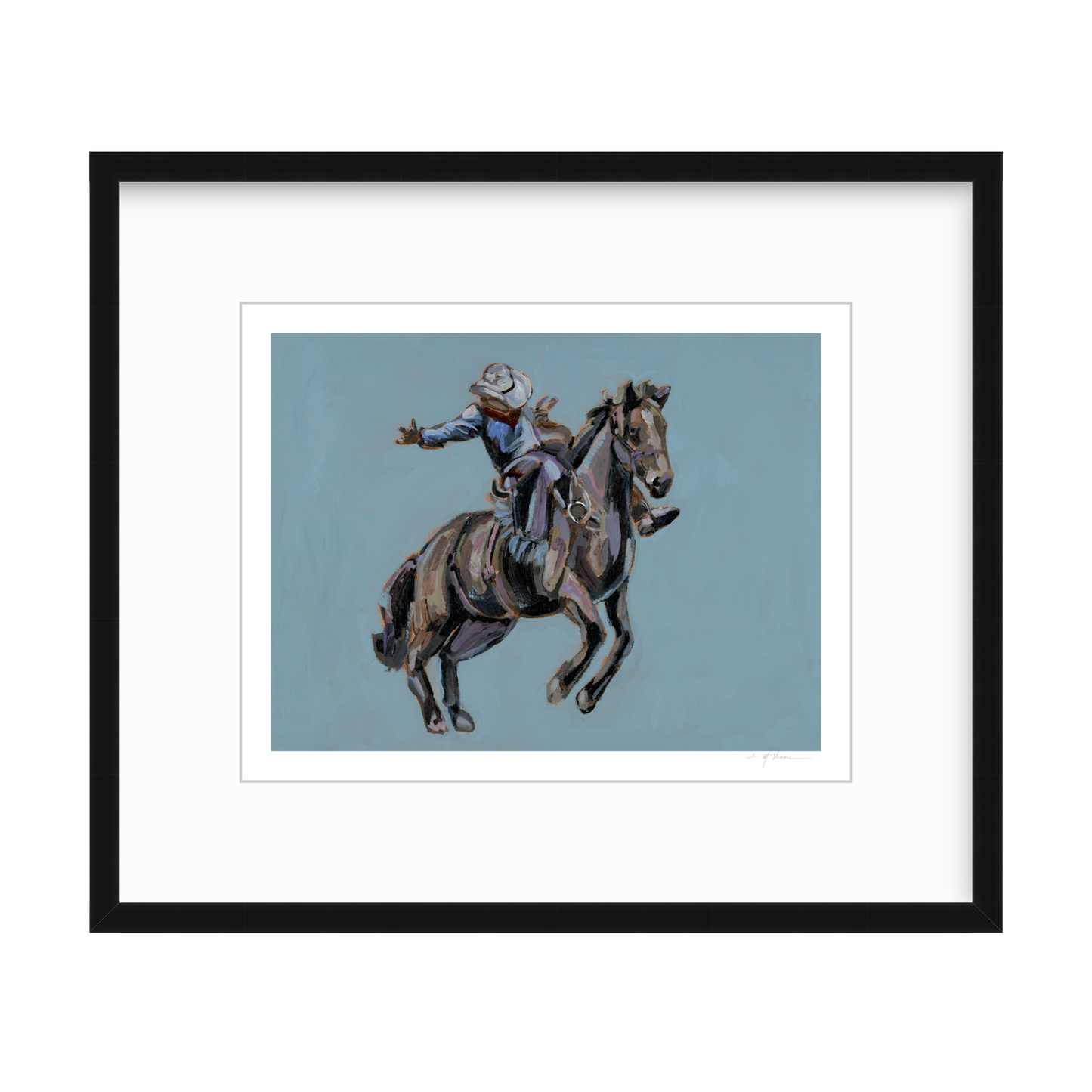 Rodeo Cowboy Fine Art Print
