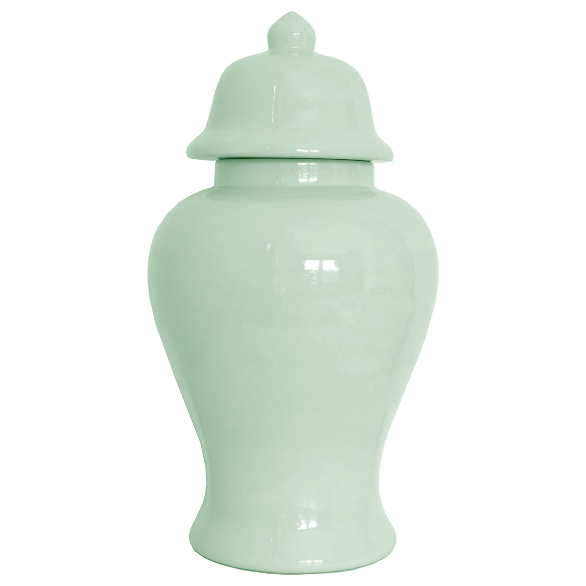 Sea Glass Green Ginger Jars
