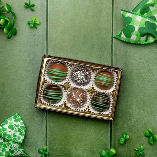 Seasonal 6-Piece Truffle Assortment - St. Patrick's Day