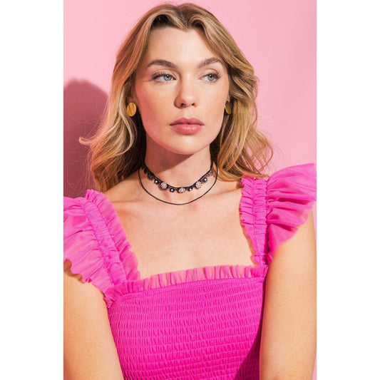 MOON CRESCENT PEARLS CHOKER