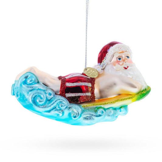 a christmas ornament on a string