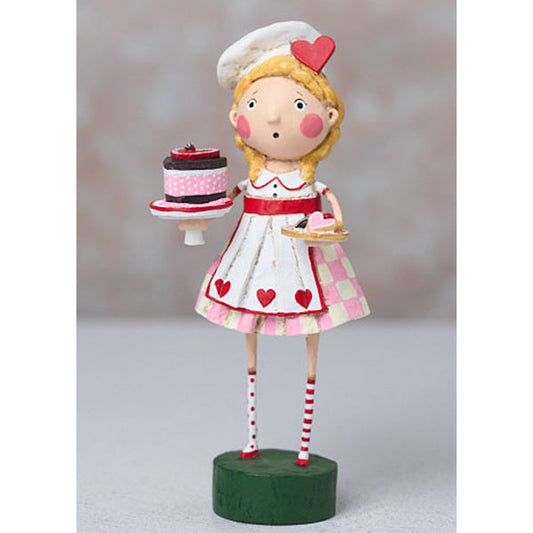 Sweet on You Valentine's Day Figurine by Lori Mitchell — Folk Art Collectible