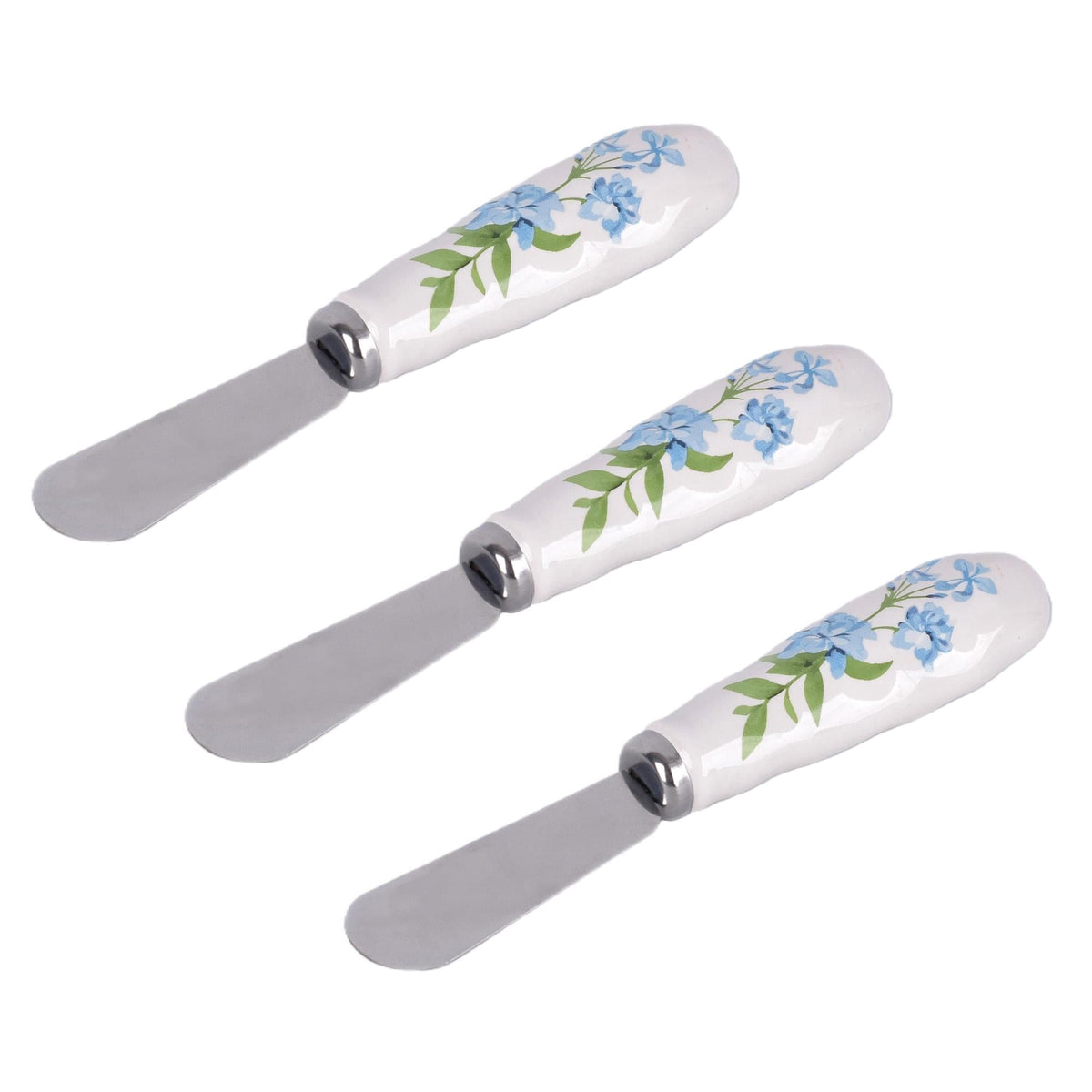 Hydrangea Set of 3 Spreader Knives by Temp-tations