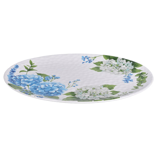 Hydrangea 18 Inch Oval Platter by Temp-tations