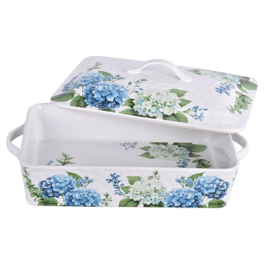 Hydrangea 13 x 9 Inch Covered Baker by Temp-tations